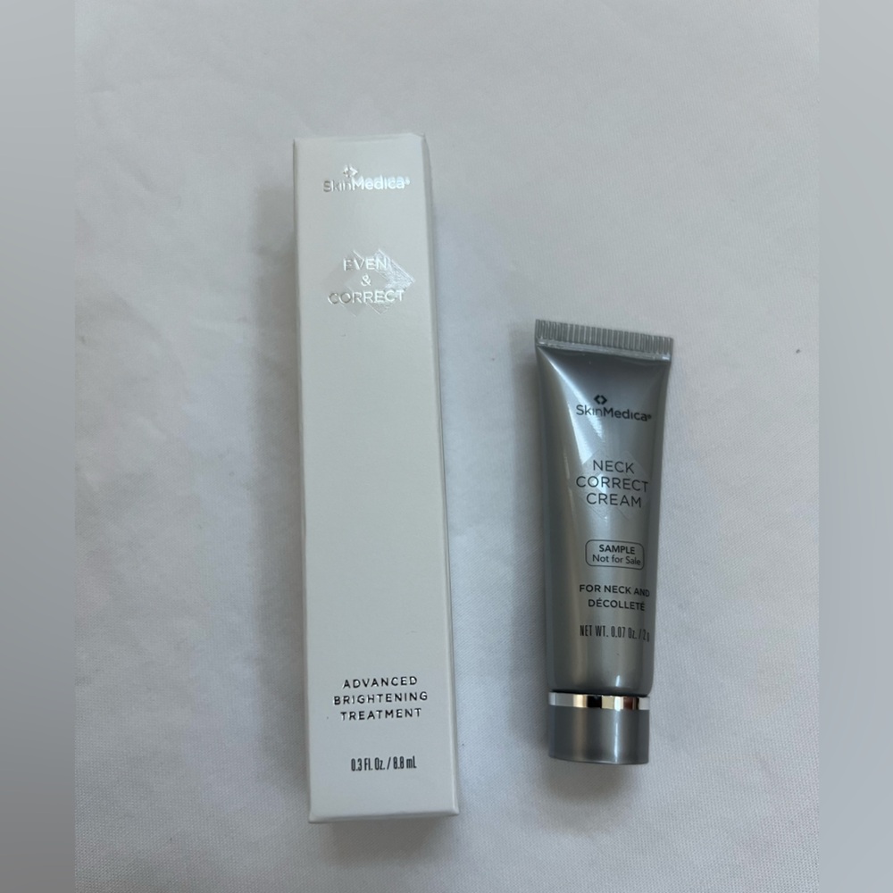 SkinMedica Neck Correct AND Even and Correct Sample Sizes NEW SEALED Lot of 2